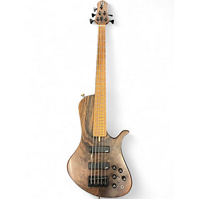 Used Utrera Prestige Model 5 Walnut Electric Bass Guitar