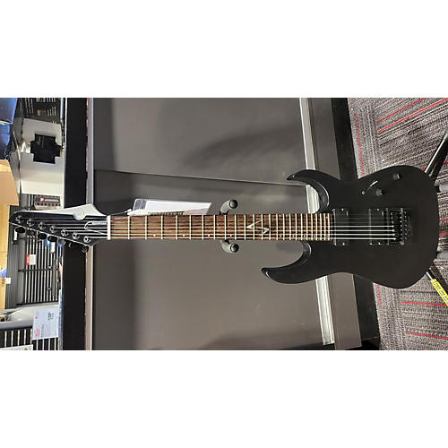 Vgs Used VGS VSM-120 Soulmaster 7 String Black Solid Body Electric Guitar Black