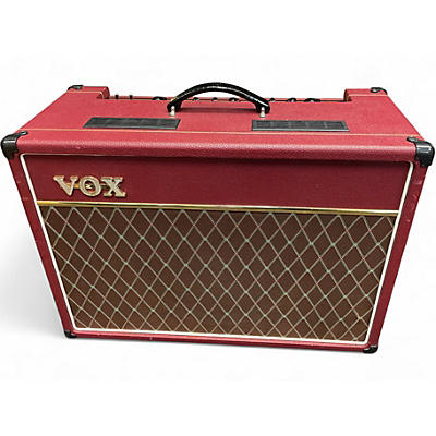 Used VOX AC15C1 15W Limited Edition Maroon Bronco Tube Guitar Combo Amp