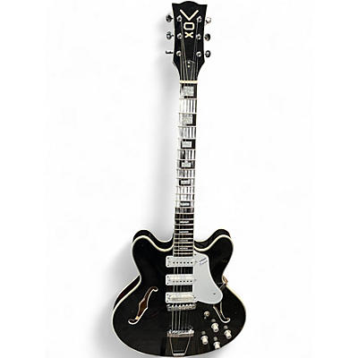 Used VOX BOBCAT BC-S66 Black and White Hollow Body Electric Guitar