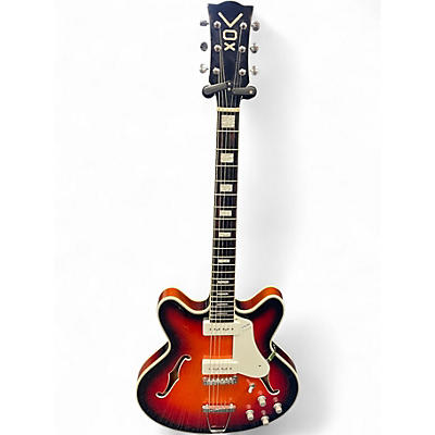 Used VOX BOBCAT BC-V90 Sunburst Hollow Body Electric Guitar
