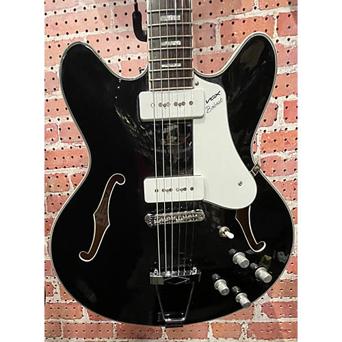 VOX Used VOX BOBCAT Black And White Hollow Body Electric Guitar Black and White