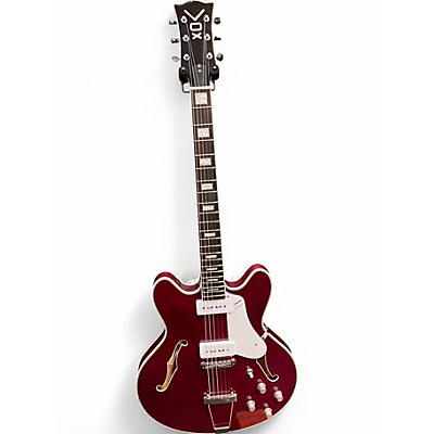 Used VOX Bobcat BCV90 Cherry Red Hollow Body Electric Guitar