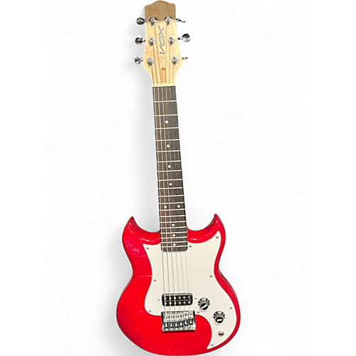 Used VOX SDC-1 MINI Chrome Red Solid Body Electric Guitar Chrome Red