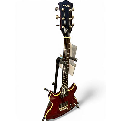 Used VOX SDC33 Candy Apple Red Solid Body Electric Guitar