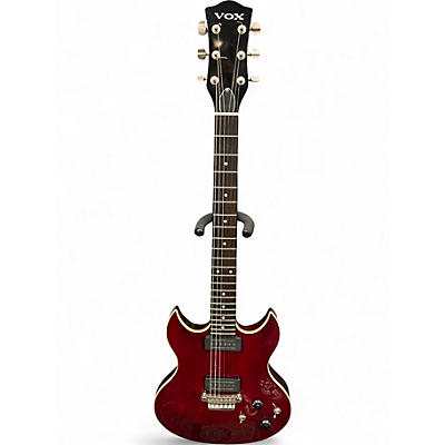 Used VOX SDC33 Trans Red Solid Body Electric Guitar