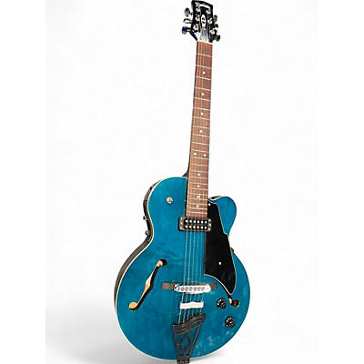 Used VOX VGA-3D Trans Blue Hollow Body Electric Guitar