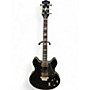 Used VOX Virage Double Cutaway Black Hollow Body Electric Guitar Black