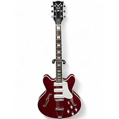 Used VOX bobcat s66 Wine Red Hollow Body Electric Guitar