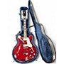 Used VOX bobcat v90 cherry red Hollow Body Electric Guitar cherry red