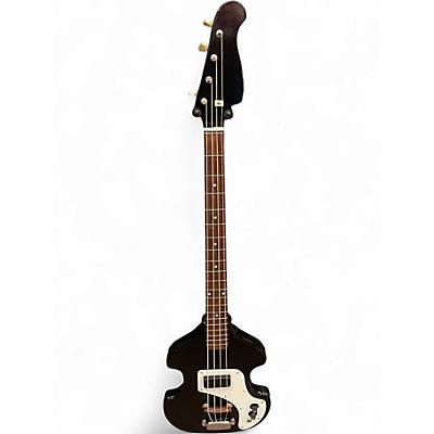 Used Valco 60s Supro Violin Black Electric Bass Guitar
