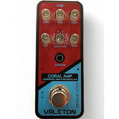 Used Valeton CORAL AMP Guitar Preamp