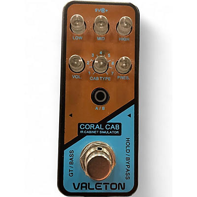 Used Valeton CORAL CAB Guitar Preamp