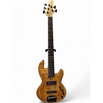 Used Valiant Guitars TNT5 Natural Electric Bass Guitar