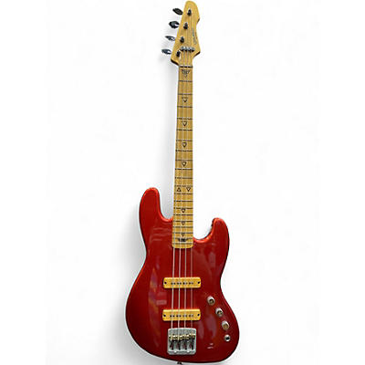 Used Valiant MiniBass Red Electric Bass Guitar