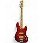 Used Valiant MiniBass Red Electric Bass Guitar Red