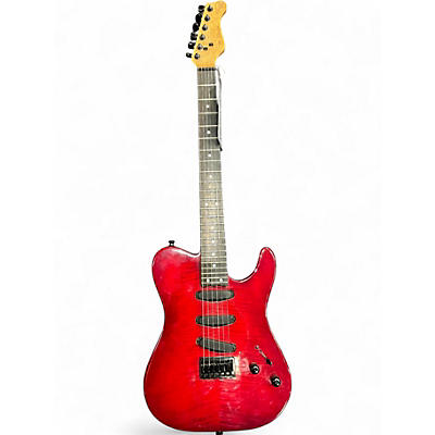 Used Valley Arts M Series Red Solid Body Electric Guitar