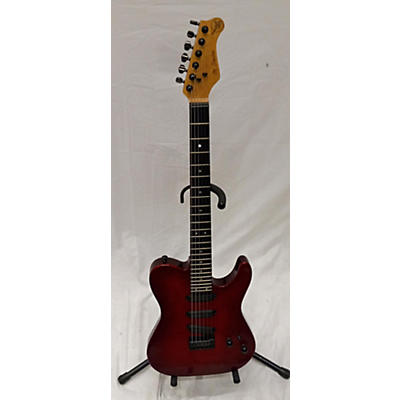 Used Valley Arts M Series Telecaster Red Solid Body Electric Guitar