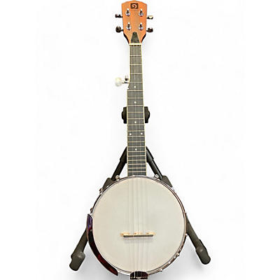 Used Vangoa Mini Banjo Antique Natural Banjo