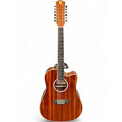 Used Vangoa VGE12-3 Natural 12 String Acoustic Guitar
