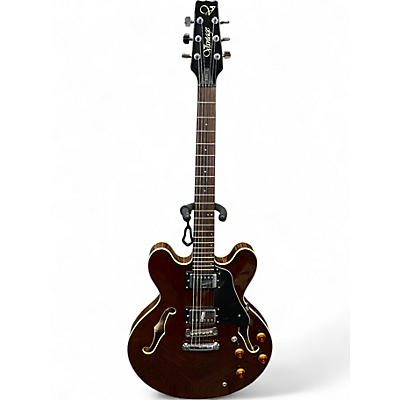 Used Vantage 635V Red Hollow Body Electric Guitar