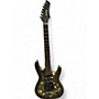 Used Vantage Used Vantage 718DGT Green Gray Burled Maple Solid Body Electric Guitar Green Gray Burled Maple