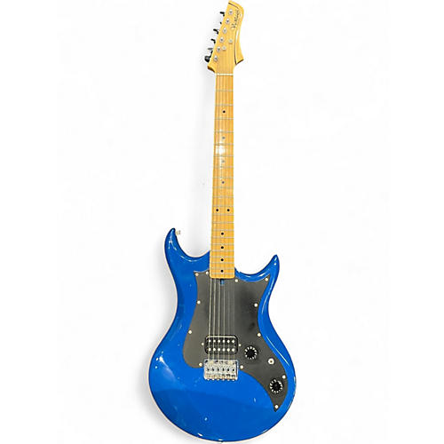 Used Vantage AV130 AVENGER BLUE Solid Body Electric Guitar BLUE