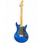 Used Vantage AV130 AVENGER BLUE Solid Body Electric Guitar BLUE
