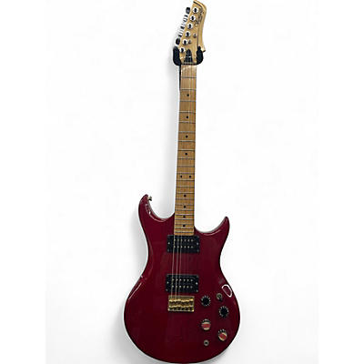 Used Vantage AVENGER ASH RED Solid Body Electric Guitar