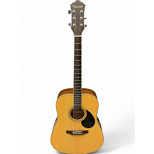 Vantage Used Vantage VD-100S Natural Acoustic Guitar Natural