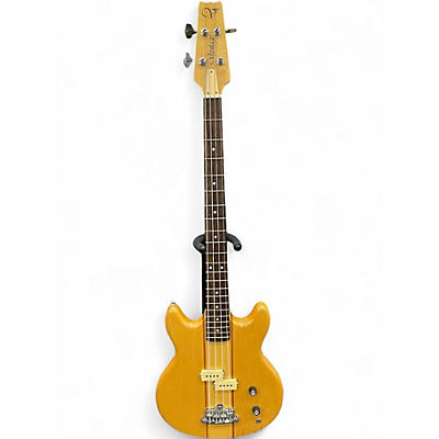 Used Vantage VS600B Antique Natural Electric Bass Guitar