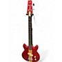Used Vantage VS600B Candy Apple Red Electric Bass Guitar Candy Apple Red