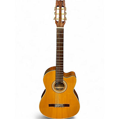Used Vantage VSC-20 CE Vintage Natural Classical Acoustic Electric Guitar