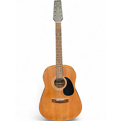 Used Vantek VIS-1 Natural Acoustic Guitar