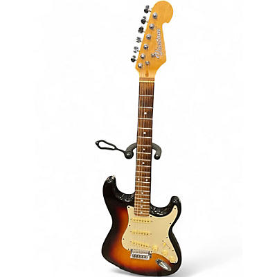 Used Vantom STRAT SSS Sunburst Solid Body Electric Guitar