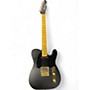 Used Vantom Tele-Style Black and Gold Solid Body Electric Guitar Black and Gold