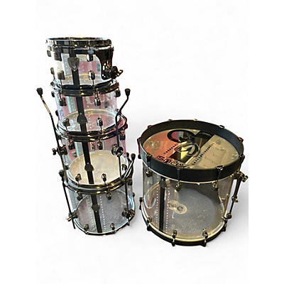 Used Varus 5 Piece MORPHEUS ACRYLIC Clear Drum Kit