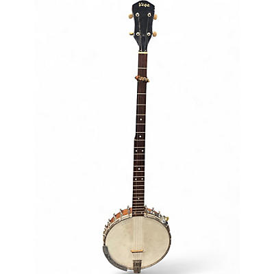 Used Vega Folklore Long Neck Banjo 1964 Natural Banjo