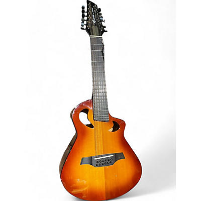 Veillette Used Veillette Avante Gryphon High-Tuned Sunburst 12 String Acoustic Electric Guitar