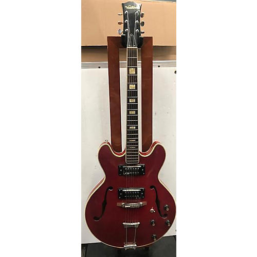 Ventura Used Ventura 335 Flat Red Hollow Body Electric Guitar Flat Red