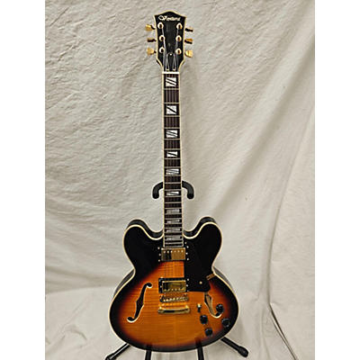 Ventura Used Ventura Blues II Sunburst Hollow Body Electric Guitar