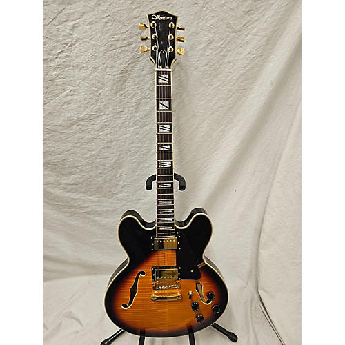 Ventura Used Ventura Blues II Sunburst Hollow Body Electric Guitar Sunburst