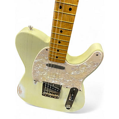Used Ventura County Customs Relic Telecaster Olympic White Solid Body Electric Guitar