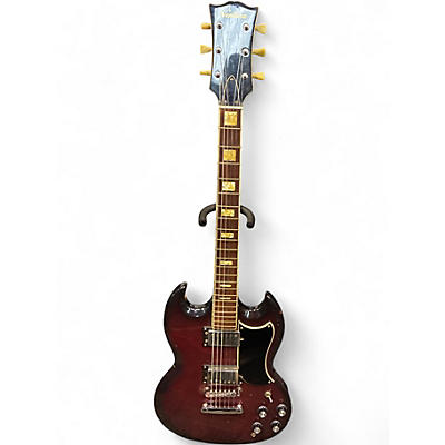 Used Ventura SG LAWSUIT Cherry Solid Body Electric Guitar