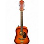 Used Ventura V-25 Sunburst 12 String Acoustic Guitar Sunburst