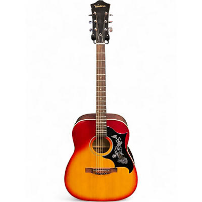 Used Ventura V13 Cherry Sunburst Acoustic Guitar