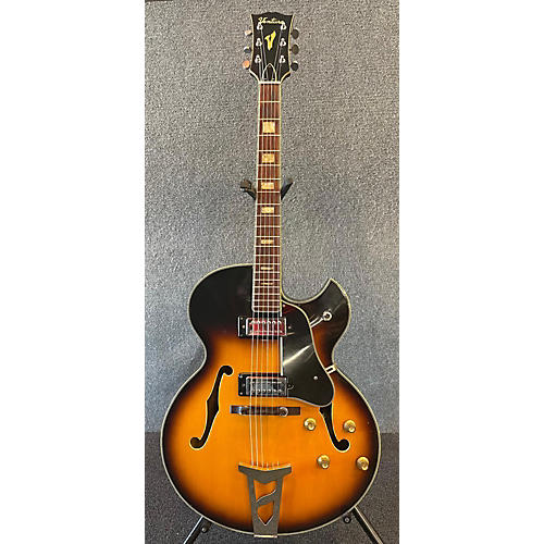 Ventura Used Ventura V1300 Tobacco Sunburst Hollow Body Electric Guitar Tobacco Sunburst