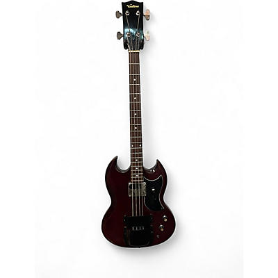 Used Ventura sg bass style Cherry Electric Bass Guitar