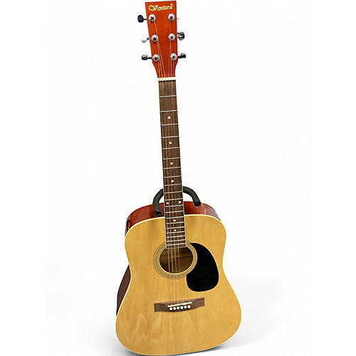 Used Ventura vwdonat Natural Acoustic Guitar Natural