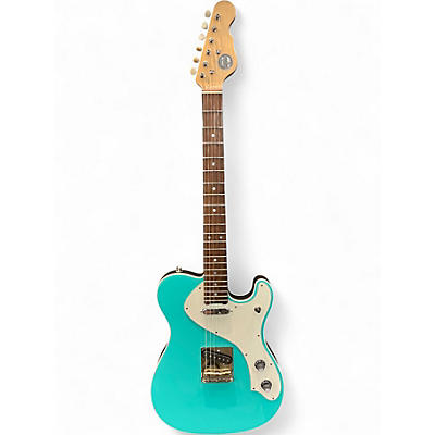Used Veritas Texas Miracle Custom Sea Foam Green Solid Body Electric Guitar